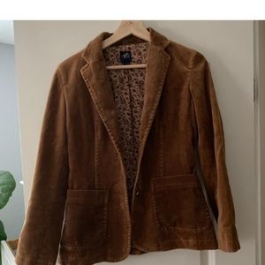 Gap velvet jacket